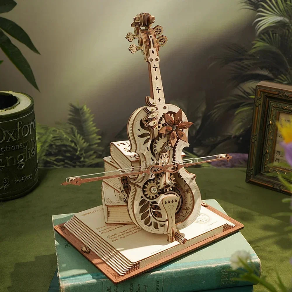 Boîte à Musique Violoncelle Mécanique à Construire