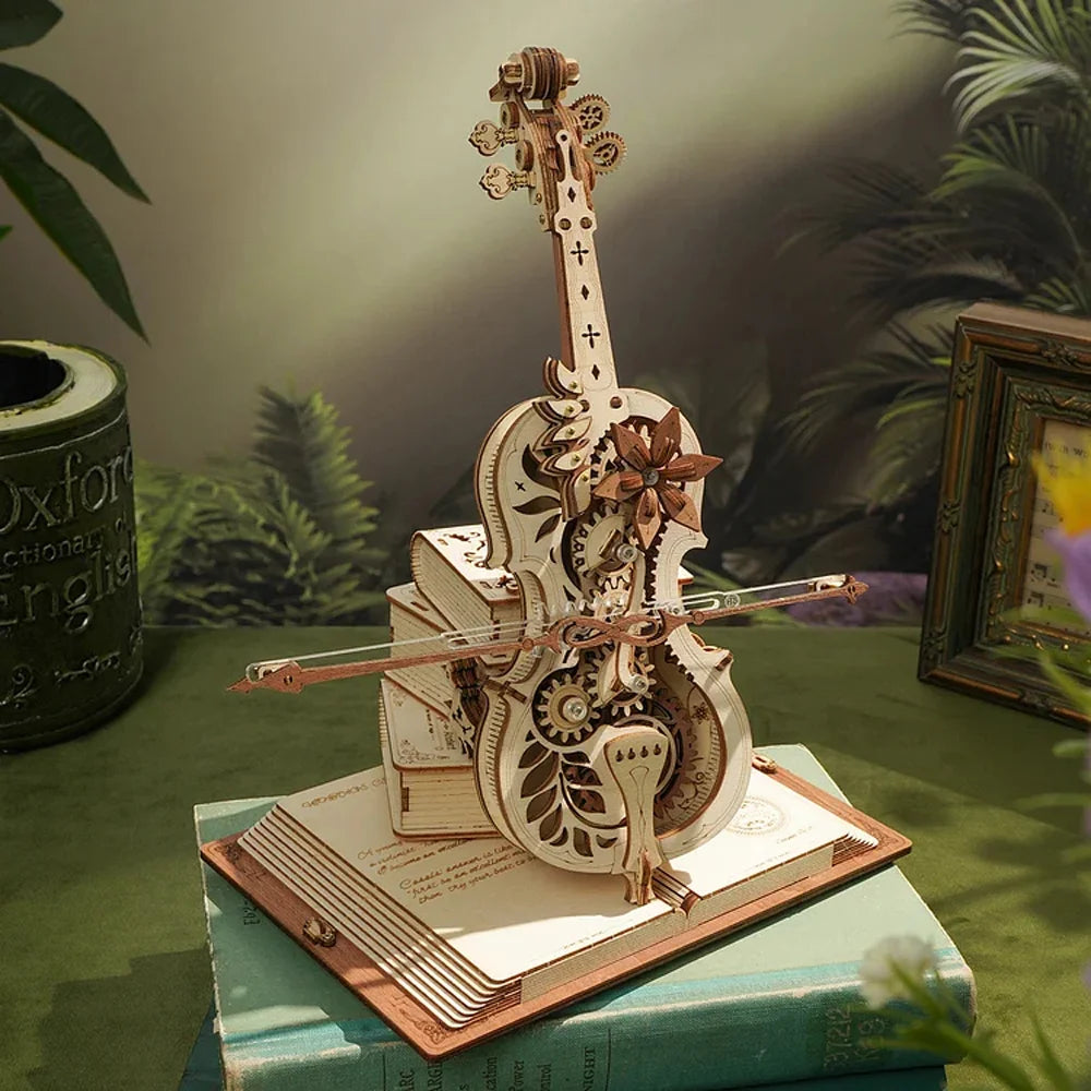 Boîte à Musique Violoncelle Mécanique à Construire