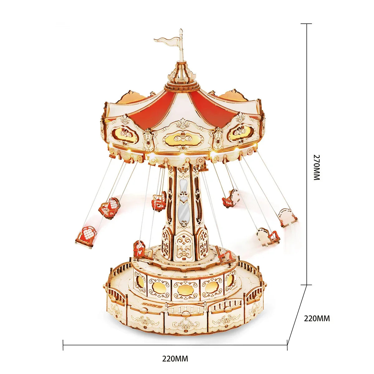 Carrousel Balançoires Rétro à Construire
