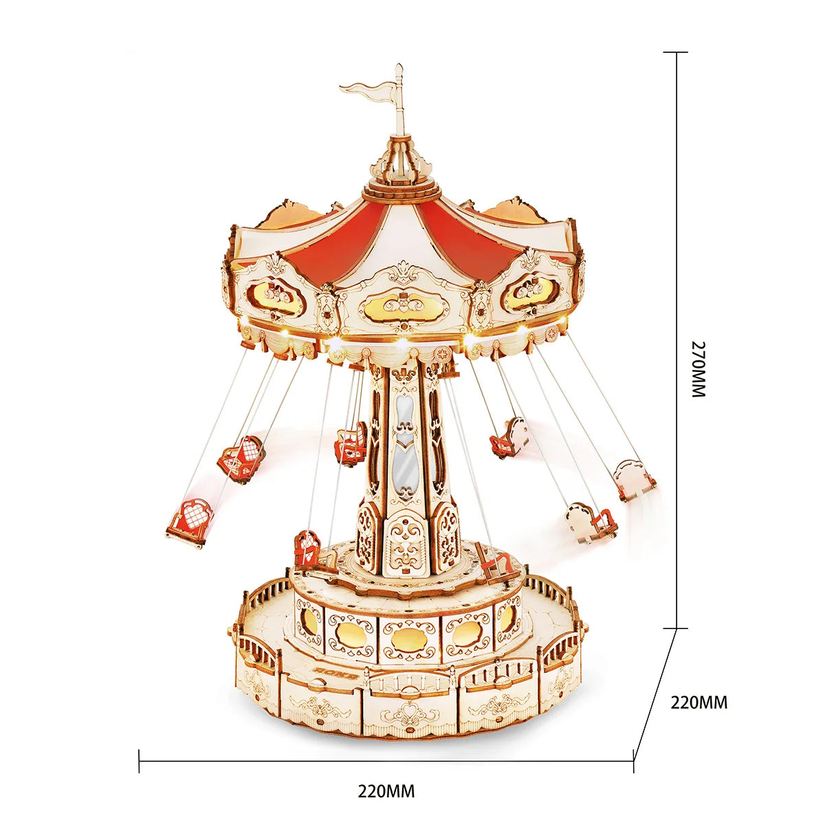 Carrousel Balançoires Rétro à Construire