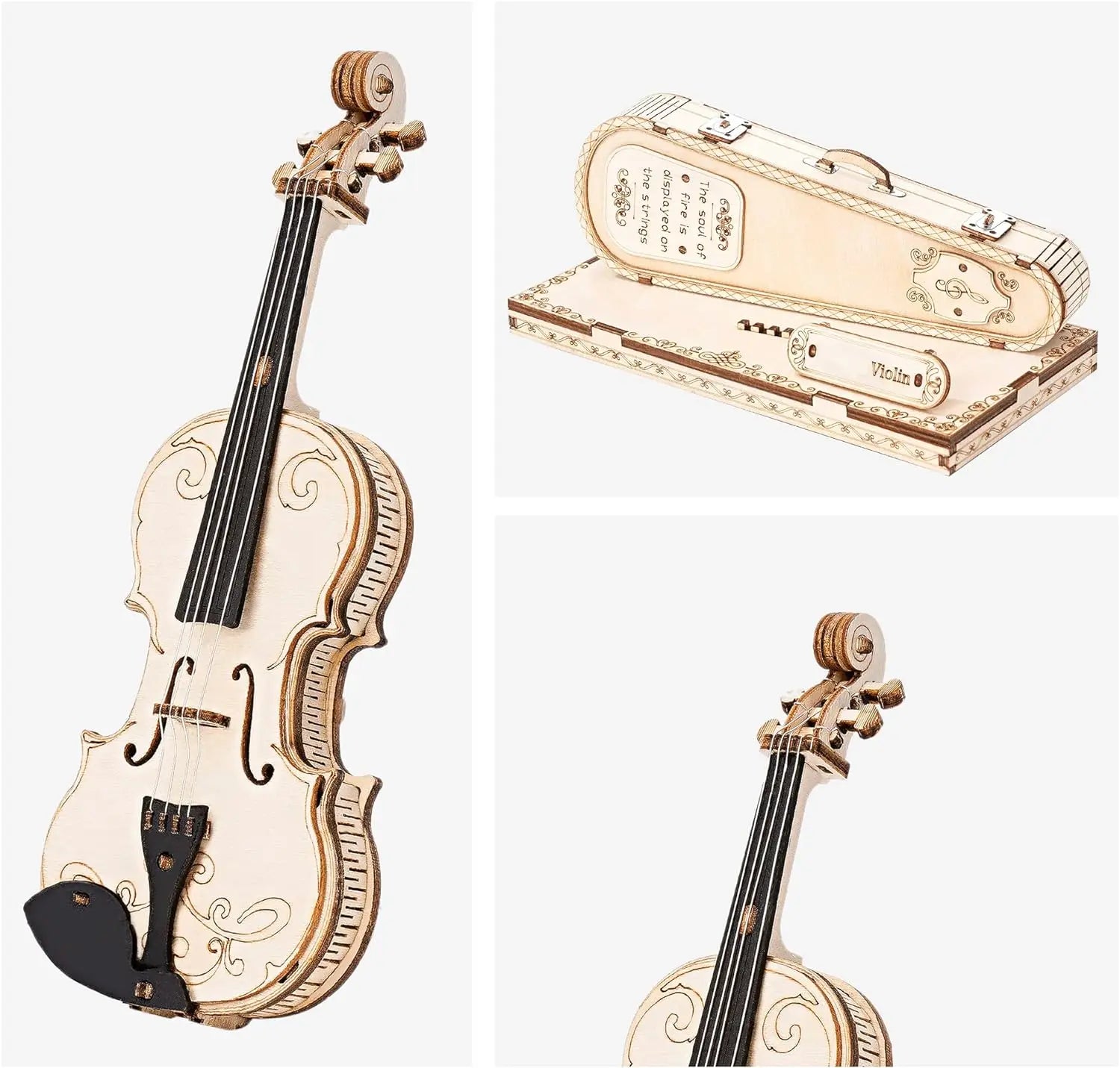Violon Miniature en Bois à Construire