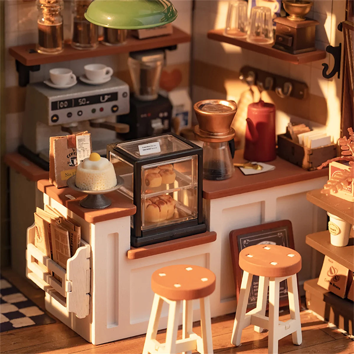 Petite Maison Café Miniature à Construire