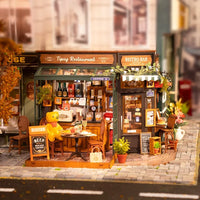 Diorama Bistrot Français à Construire