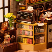 Book Nook Café Fleuri à Construire