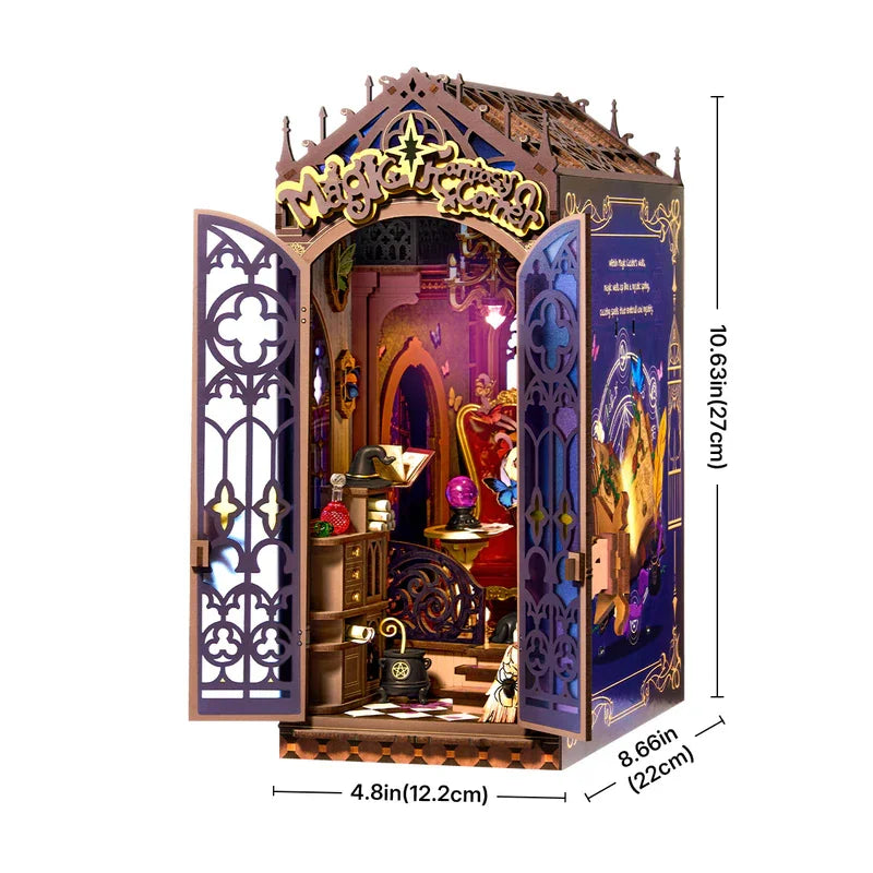 Book Nook Boutique de Sorcière Enchantée à Construire
