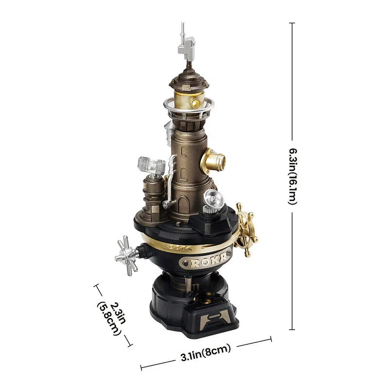 Phare Steampunk Mécanique à Construire