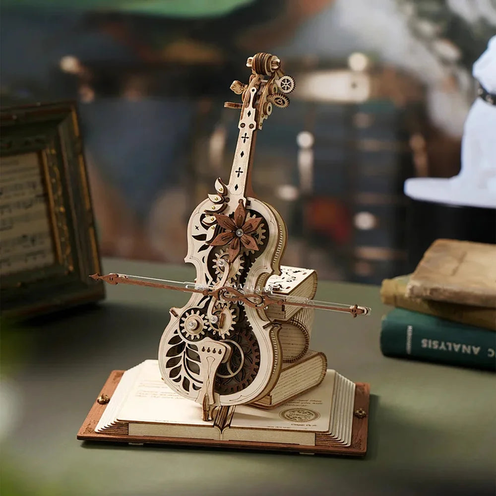 Boîte à Musique Violoncelle Mécanique à Construire