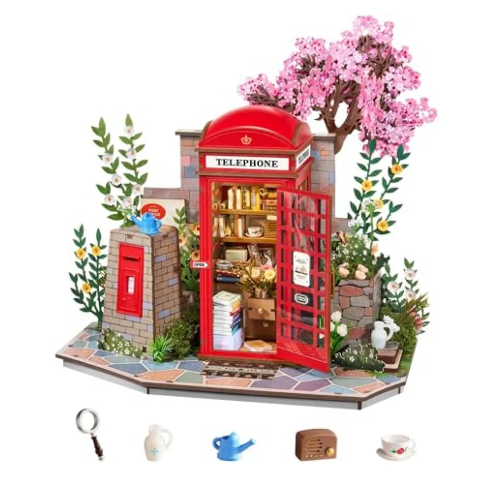 Book Nook Cabine Fleurie Anglaise à Construire