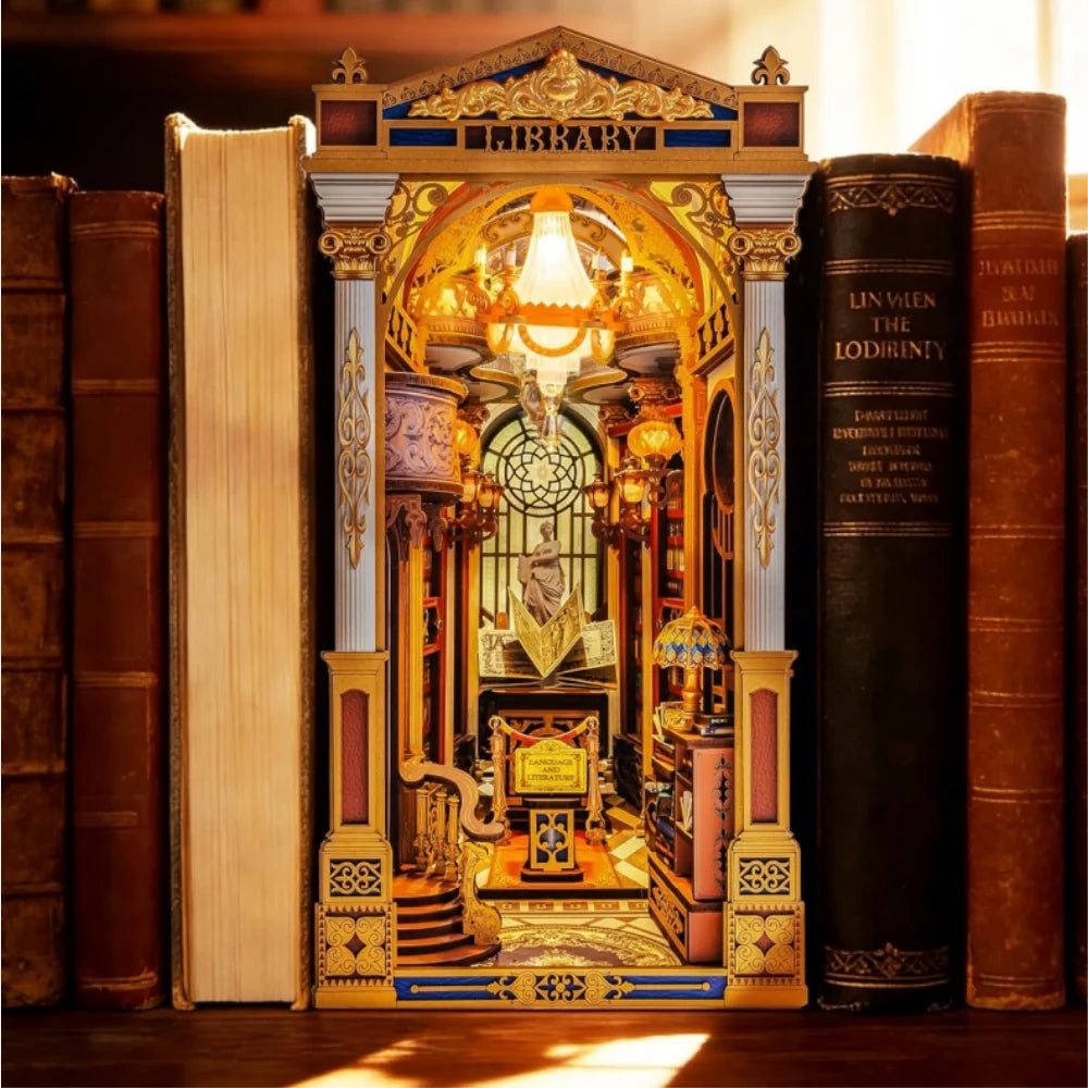 Book Nook Bibliothèque Enchantée à Construire