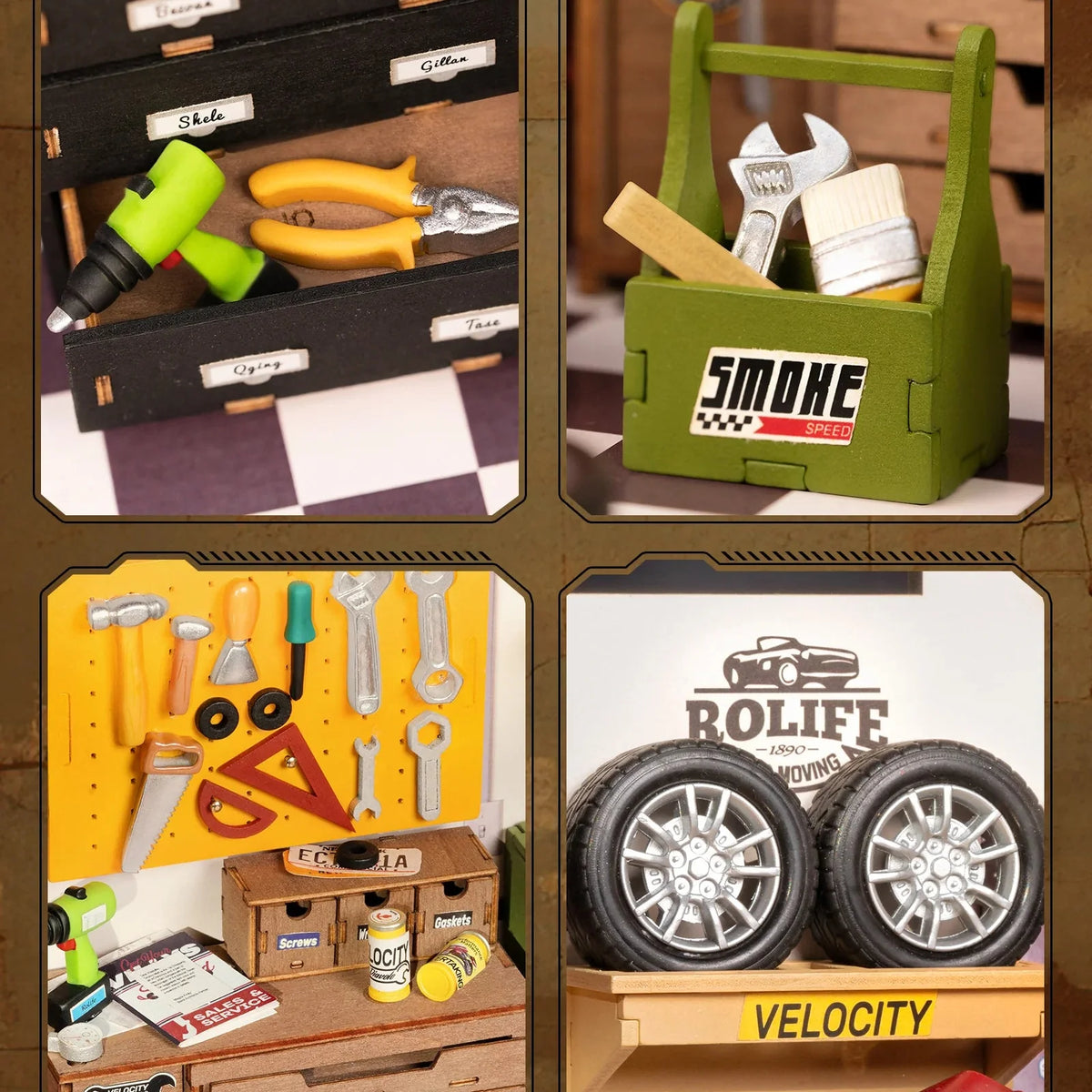 Garage Miniature Atelier à Construire