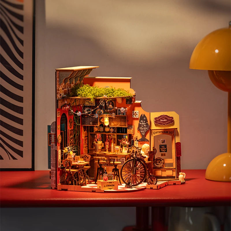 Diorama Pub Vintage à Construire