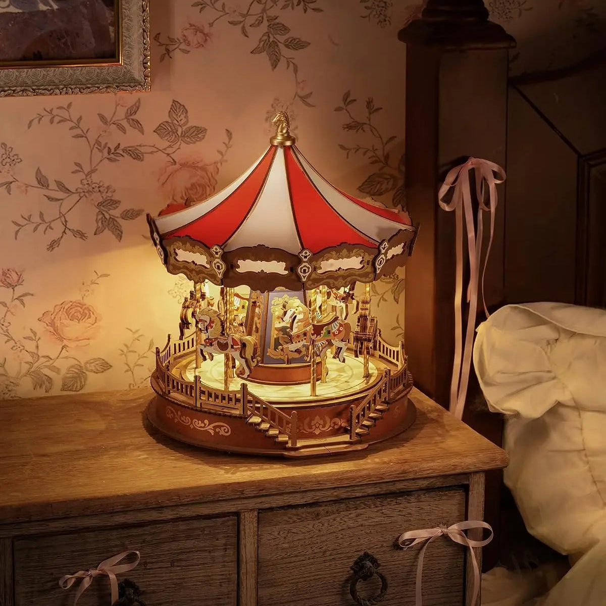 Grand Carrousel Animé à Construire