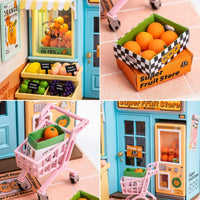 Épicerie Fruits Miniature à Construire