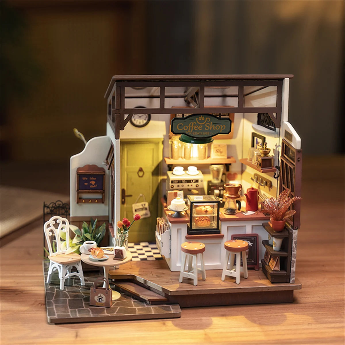 Petite Maison Café Miniature à Construire
