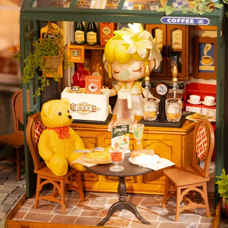Diorama Bistrot Français à Construire