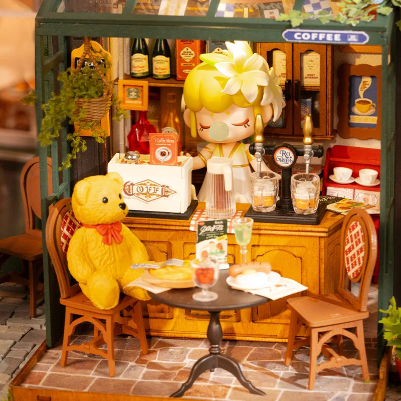 Diorama Bistrot Français à Construire