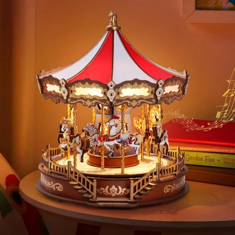 Grand Carrousel Animé à Construire