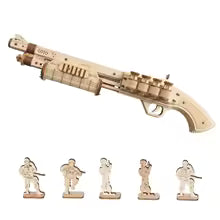 Fusil à Pompe à Élastiques à Construire