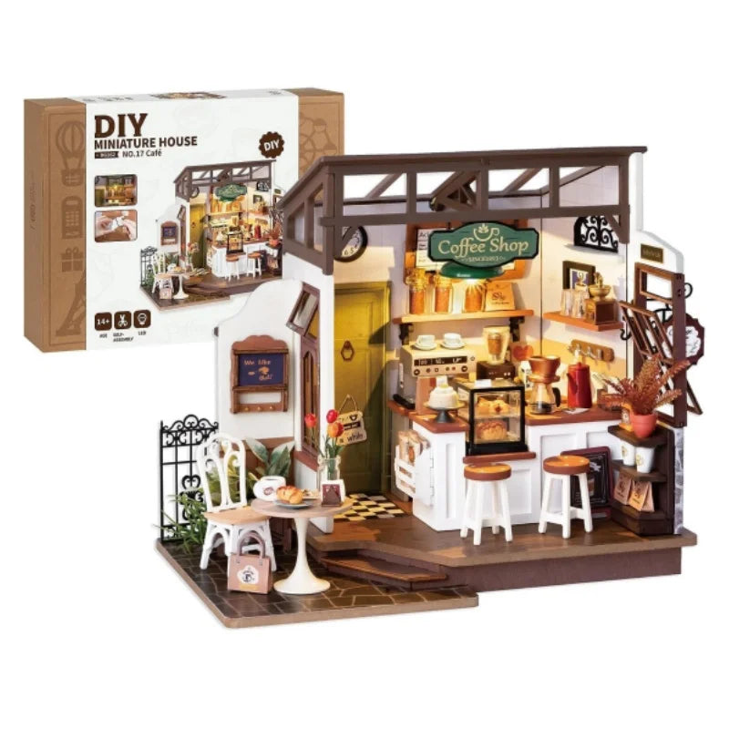 Maison Café Miniature à Construire