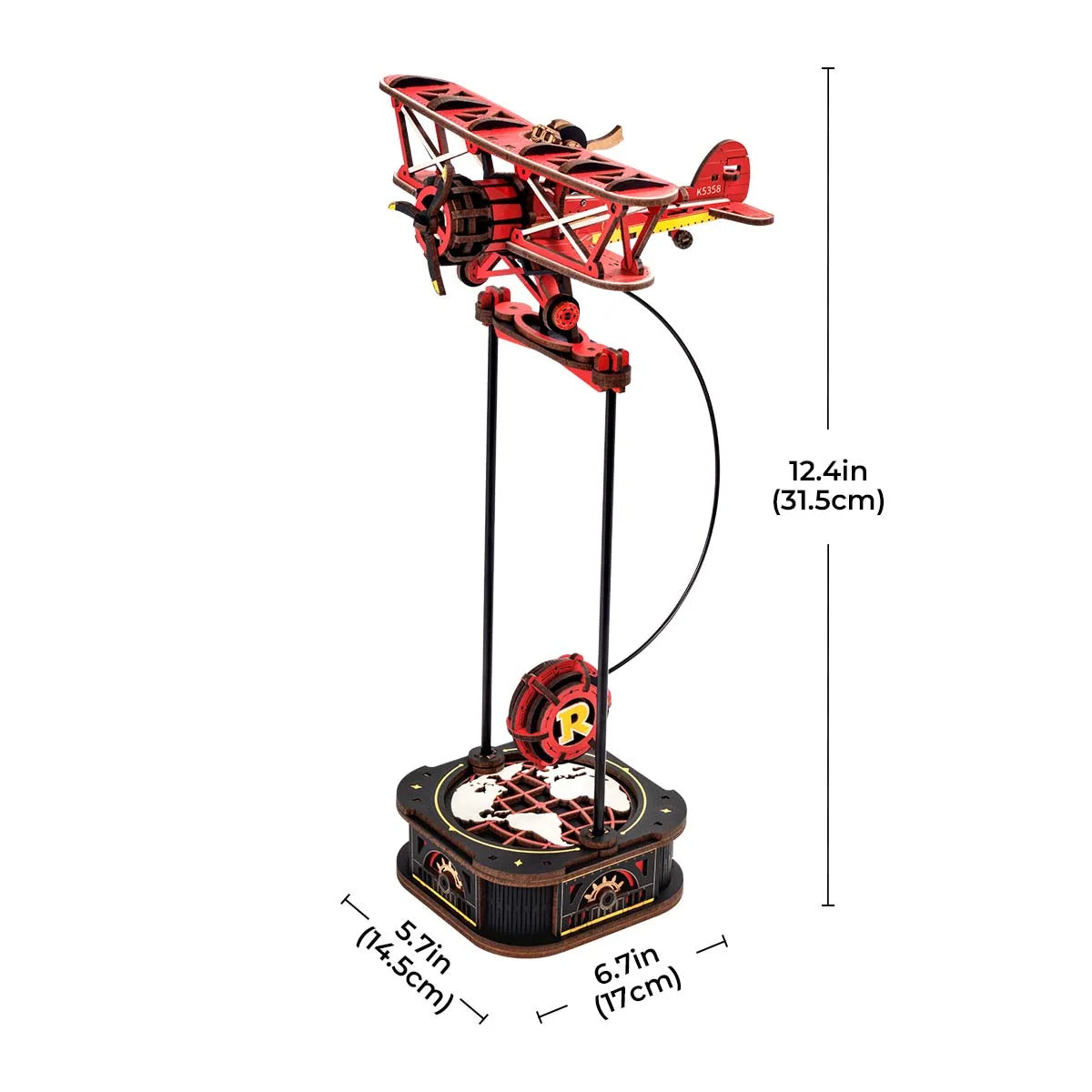 Aviateur Rétro à Bascule à Construire