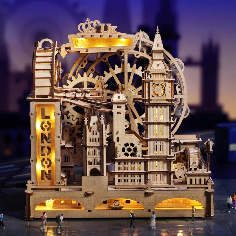Londres Circuit à Billes Mécanique à Construire