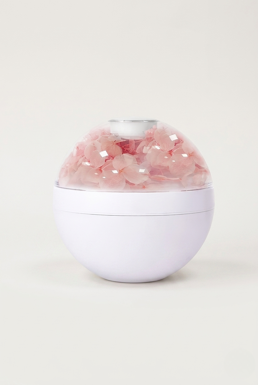 Humidificateur boule fleurs séchées