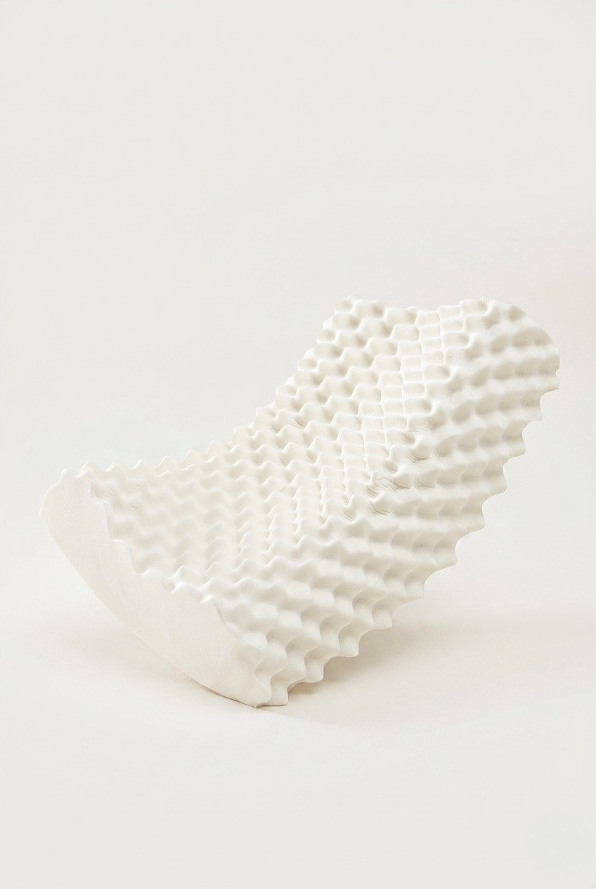 Oreiller cervical latex alvéolaire