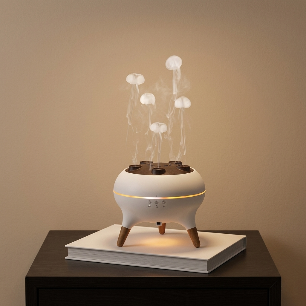 Humidificateur méduse ultrasonique