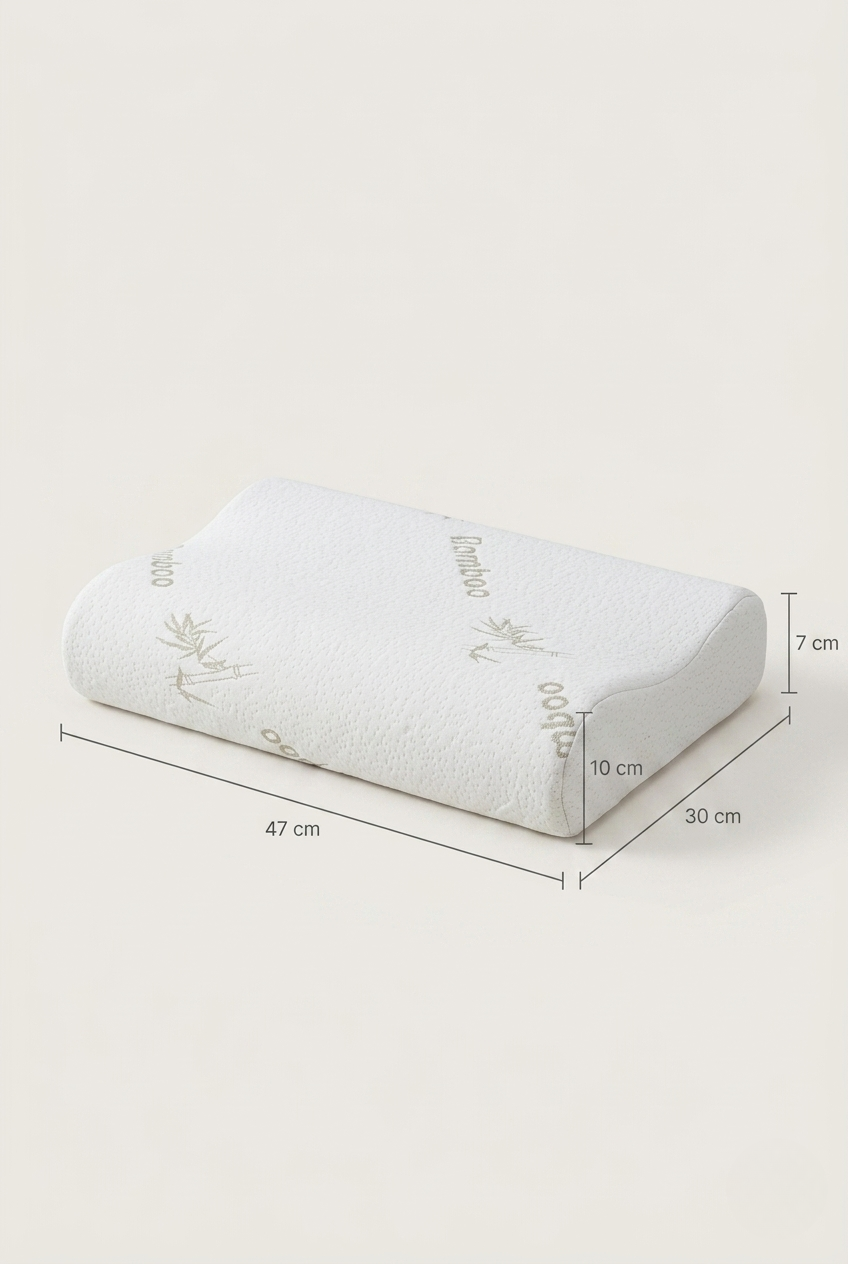 Oreiller Mémoire de Forme Fibre Bambou